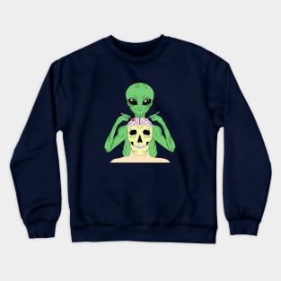 UFO Human Abduction Crewneck Sweatshirt